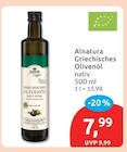 Griechisches Olivenöl von Alnatura im aktuellen budni Prospekt