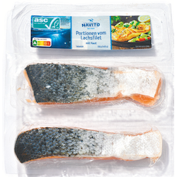 ASC Lachsfilet mit Haut