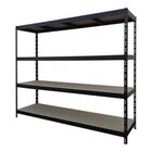 Brico Dépôt Dury - Promo Étagère métallique noire 200x240x60 cm 4 étagères charge 450 kg par niveau Promo Étagère métallique noire 200x240x60 cm 4 étagères charge 450 kg par niveau à 99,00 € dans le catalogue Brico Dépôt à Dury
