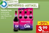 Cola im Angebot bei Netto Marken-Discount in Freudenstadt Cola Angebote von Paulaner bei Netto Marken-Discount Freudenstadt für 3,99 €