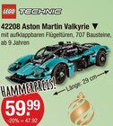 Aston Martin Valkyrie im V-Markt Prospekt Aston Martin Valkyrie von LEGO Technic im aktuellen V-Markt Prospekt für 47,92 €