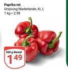 Aktuelles Paprika rot Angebot bei GLOBUS in Mannheim ab 1,49 €