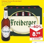 Premium Pils Angebote von Freiberger bei Netto Marken-Discount Falkensee für 8,99 €