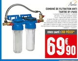 Brico Cash Pierrelatte - Promo Combiné de filtration anti tartre by-pass Promo Combiné de filtration anti tartre by-pass à 69,90 € dans le catalogue Brico Cash à Pierrelatte