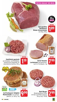Hackfleisch im aktuellen EDEKA Prospekt (Mannheim) Hackfleisch im EDEKA Prospekt "Aktuelle Angebote" mit 40 Seiten (Mannheim)