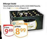 Stubbi Angebote von Bitburger bei GLOBUS Duisburg für 8,99 €