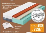 Aktuelle Matratze Angebote bei Opti-Wohnwelt in Bremen Aktuelles Matratze Angebot bei Opti-Wohnwelt in Bremen ab 729,00 €