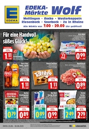 EDEKA Prospekt für Osnabrück mit 24 Seiten EDEKA Prospekt für Osnabrück: "Aktuelle Angebote", 24 Seiten, 25.08.2025 - 30.08.2025