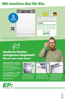 Geschirrspüler im EP: Prospekt "WOHNZIMMER MEISTERSCHAFT - Team EP: perfekt aufgestellt!" mit 6 Seiten (Salzgitter)