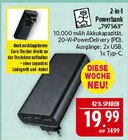 2-in-1 Powerbank Angebote bei Marktkauf Schwabach für 19,99 €