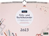 Foto- und Bastelkalender 2023 Querformat im dm-drogerie markt Prospekt zum Preis von 2,45 €