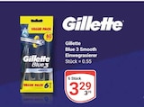 Blue 3 Smooth Einwegrasierer im Angebot bei GLOBUS in Halle Blue 3 Smooth Einwegrasierer Angebote von Gillette bei GLOBUS Halle für 3,29 €