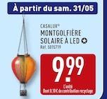 Aldi Strasbourg - Promo Montgolfière solaire à LED Promo Montgolfière solaire à LED à 9,99 € dans le catalogue Aldi à Strasbourg