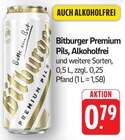 Aktuelle Bitburger Angebote bei E center in Landau (Pfalz) Aktuelles Premium Pils, Alkoholfrei Angebot bei E center in Landau (Pfalz) ab 0,79 €