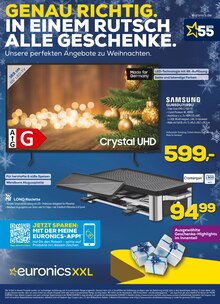 EURONICS Prospekt Naumburg (Saale) "GENAU RICHTIG. IN EINEM RUTSCH ALLE GESCHENKE." mit 14 Seiten