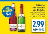 Fruchtsecco im Angebot bei diska in Weiden Fruchtsecco Angebote von Rotkäppchen bei diska Weiden für 2,99 €