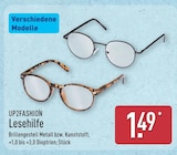 Lesehilfe von UP2FASHION im aktuellen ALDI Nord Prospekt