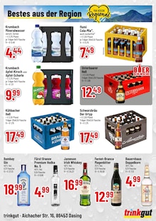 Gin im Trinkgut Prospekt "Aktuelle Angebote" mit 4 Seiten (Augsburg)