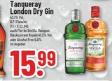 London Dry Gin oder Flor de Sevilla Angebote von Tanqueray bei Trinkgut Borken für 15,99 €