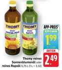 Reines Sonnenblumenöl im Angebot bei E center in Heilbronn Reines Sonnenblumenöl Angebote von Thomy bei E center Heilbronn für 1,99 €