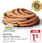 Knackige Wiener Würstchen bei EDEKA im Birkweiler Prospekt für 1,11 €