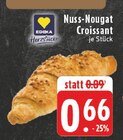 EDEKA - Nuss-Nougat Croissant Angebot im Prospekt Nuss-Nougat Croissant bei EDEKA im Prospekt "" für 0,66 €