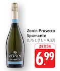 Prosecco Spumante Angebote von Zonin bei E center Homburg für 6,99 €