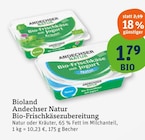 Bio-Frischkäsezubereitung im tegut Prospekt Bio-Frischkäsezubereitung von Andechser Natur im aktuellen tegut Prospekt für 1,79 €
