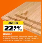 OBI Strausberg - Leimholz Angebot im Prospekt Leimholz bei OBI im Strausberg Prospekt für 22,44 €
