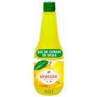 Jus de citron jaune - SIRACUSE en promo chez Carrefour Jus de citron jaune - SIRACUSE dans le catalogue Carrefour