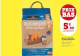 Sac de 8 bûches de bois densifié - WOODSTOCK en promo chez Super U Saint-Denis à 5,99 €