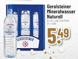Mineralwasser Naturell Angebote von Gerolsteiner bei E center Maintal für 5,49 €