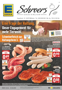 Aktueller EDEKA Prospekt "Aktuelle Angebote" für Mülheim (Ruhr) Aktueller EDEKA Prospekt für Mülheim (Ruhr) mit Seiten