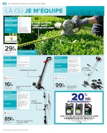 Offre Débroussailleuse dans le catalogue Carrefour du moment à la page 28