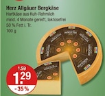 Herz Allgäuer Bergkäse bei V-Markt im Füssen Prospekt für 1,29 €