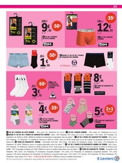 Promos Chaussures dans le catalogue "Vague de fraîcheur sur votre budget" de E.Leclerc Chaussures en promo dans le catalogue E.Leclerc à la page 29