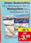 Aktuelles Alaska-Seelachsfilets Angebot bei Zimmermann in Magdeburg ab 3,99 €
