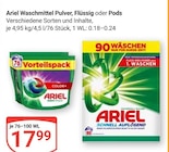 Waschmittel Pulver, Flüssig oder Pods im Angebot bei GLOBUS in Bochum Waschmittel Pulver, Flüssig oder Pods Angebote von Ariel bei GLOBUS Bochum für 17,99 €