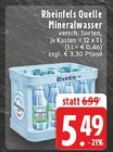 Mineralwasser Angebote von Rheinfels Quelle bei EDEKA Troisdorf für 5,49 €