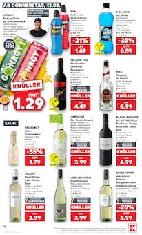 Energydrink im Kaufland Prospekt "Hier bin ich richtig" mit 63 Seiten (München)