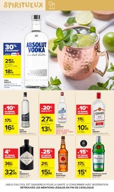 Promos Vodka dans le catalogue "AU COEUR DU GOÛT" de Carrefour Market Vodka en promo dans le catalogue Carrefour Market à la page 25
