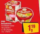 Brotaufstrich Minis Fleisch-Salat Angebote von Popp bei Markant Neumünster für 1,19 €