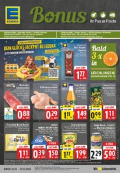 EDEKA Supermarkt Prospekt der aktuellen Woche mit 26 Seiten, gültig von 16.02.2026 bis 21.02.2026, in Leichlingen und Umgebung Aktueller EDEKA Supermarkt Prospekt in Leichlingen und Umgebung, "Aktuelle Angebote" mit 26 Seiten, 16.02.2026 - 21.02.2026