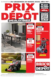Catalogue Brico Dépôt "PRIX DÉPÔT SPÉCIAL EXTÉRIEUR" à Le Perray-en-Yvelines et alentours, 12 pages, 20/03/2026 - 02/04/2026