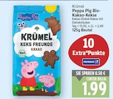 Peppa Pig Bio-Kakao-Kekse von Krümel für 1,99 € bei E center im Angebot Peppa Pig Bio-Kakao-Kekse von Krümel im aktuellen E center Prospekt