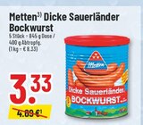 Trinkgut Monheim - Dicke Sauerländer Bockwurst Angebot im Prospekt Dicke Sauerländer Bockwurst bei Trinkgut im Monheim Prospekt für 3,33 €