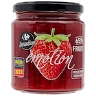 Confiture Émotion 65% Fruit - CARREFOUR SENSATION dans le catalogue Carrefour