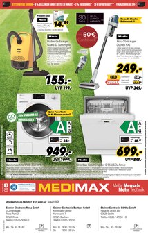 Waschmaschine im aktuellen MEDIMAX Prospekt (Görlitz) Waschmaschine im MEDIMAX Prospekt "TEAM SOMMERMÄRCHEN: GEMEINSAM ERLEBEN" mit 8 Seiten (Görlitz)
