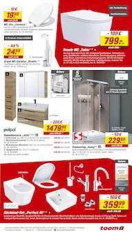Badmöbel im aktuellen toom Baumarkt Prospekt (Duisburg) Badmöbel im toom Baumarkt Prospekt "Respekt, wer's selber macht." mit 20 Seiten (Duisburg)