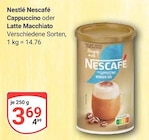 Nescafé Cappuccino Angebote von Nestlé bei GLOBUS Jena für 3,69 €